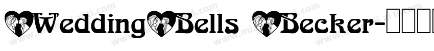 WeddingBells Becker字体转换